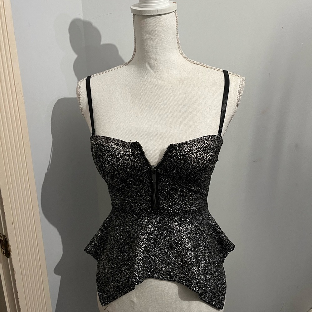 top in glitter cute for night on the town